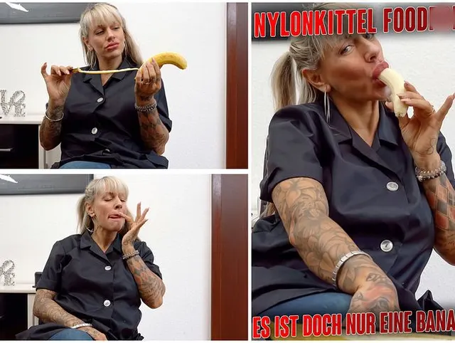 Nylon Kittel Food Porn es ist doch nur eine Banane oder was denkst du