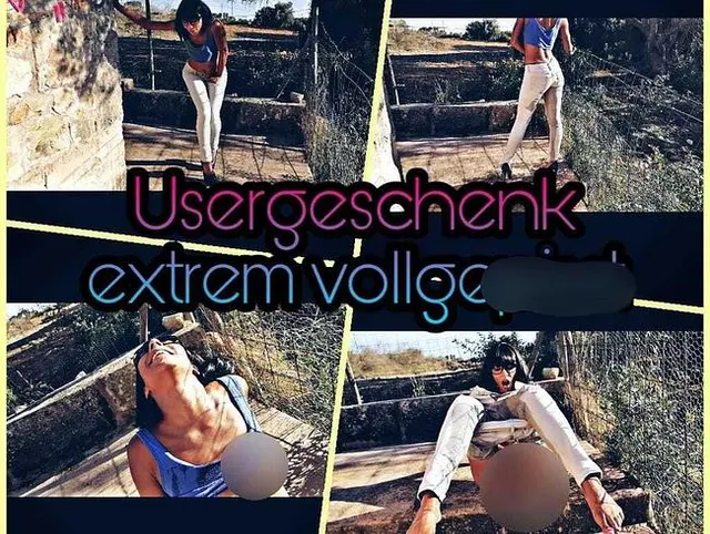 Usergeschenk extrem voll gepisst