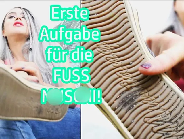 Erste Aufgabe für die FUSS-MUSCHI!
